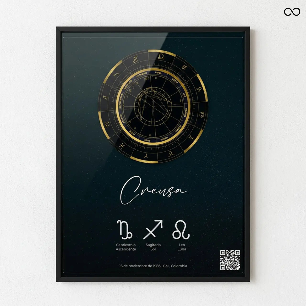 Astra - Cuadro personalizado con audio de la carta natal y propósito de vida.