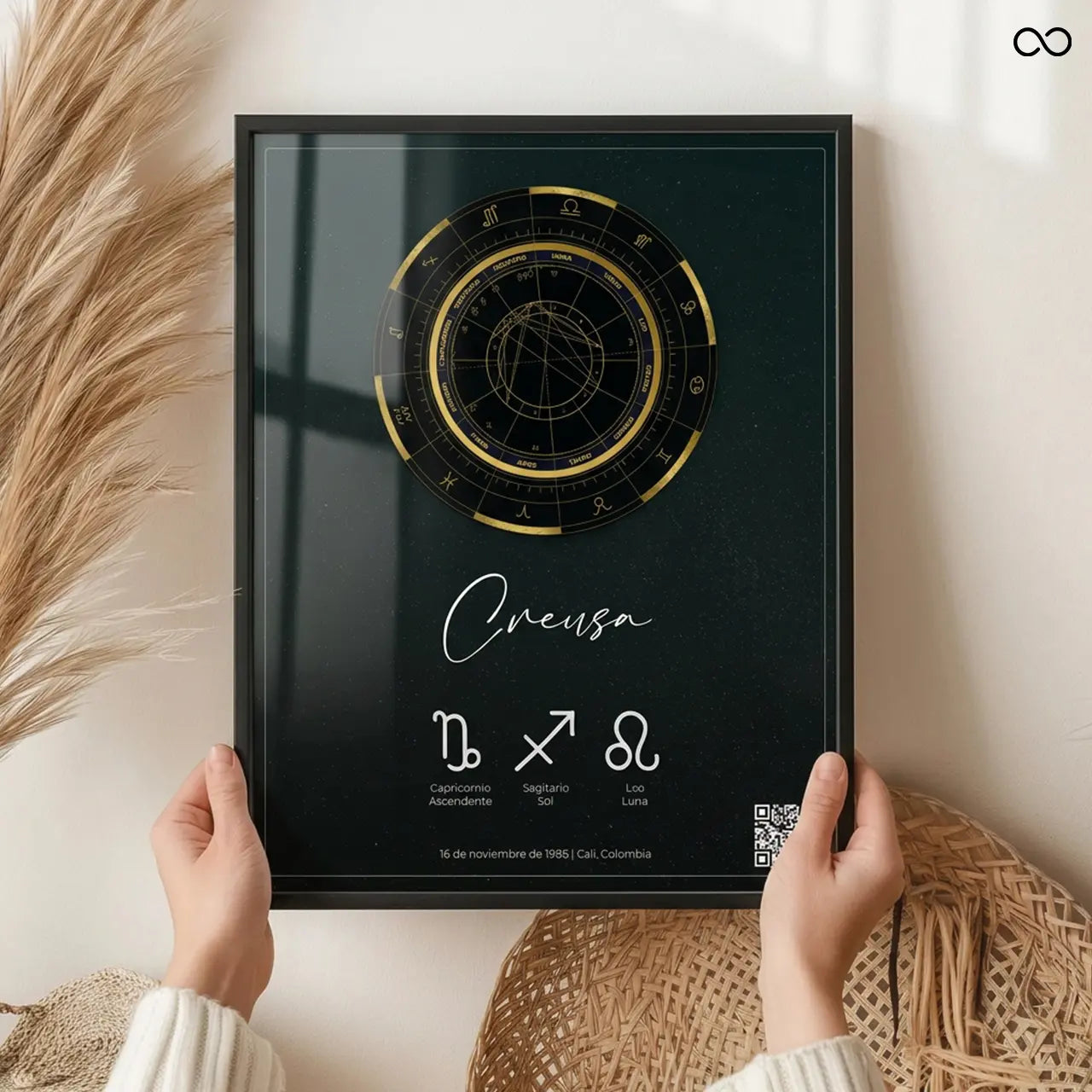 Astra - Cuadro personalizado con audio de la carta natal y propósito de vida.