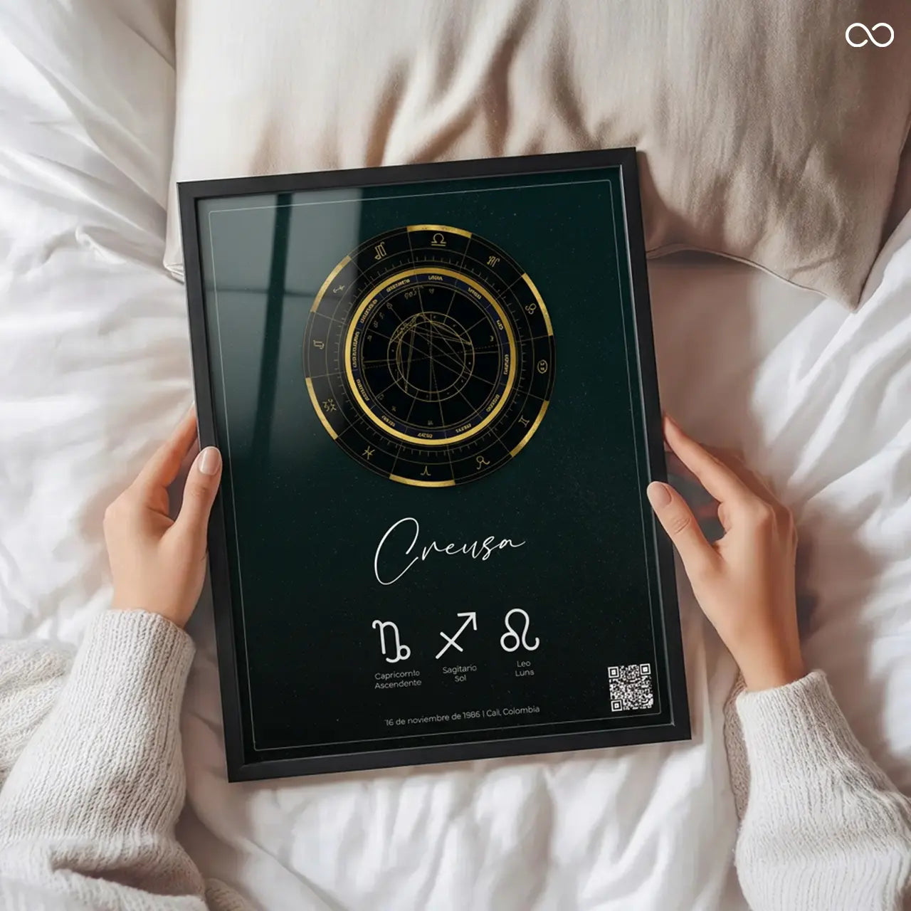 Astra - Cuadro personalizado con audio de la carta natal y propósito de vida.