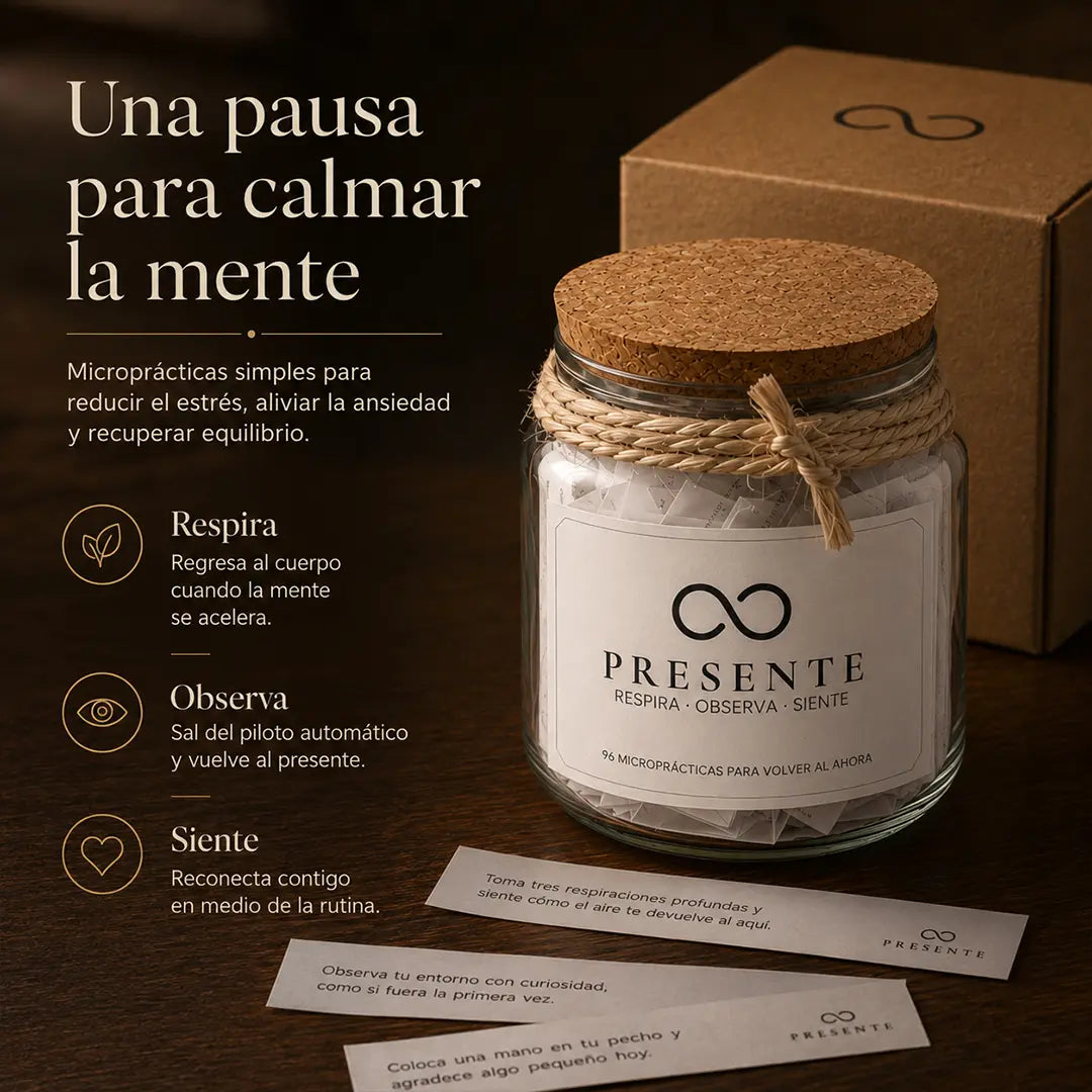 Frasco Presente - Prácticas para calmar la mente